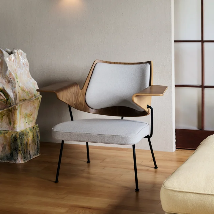 &Tradition - RFH Lounge Chair RD8, graubraun (Hallingdal 65 227)