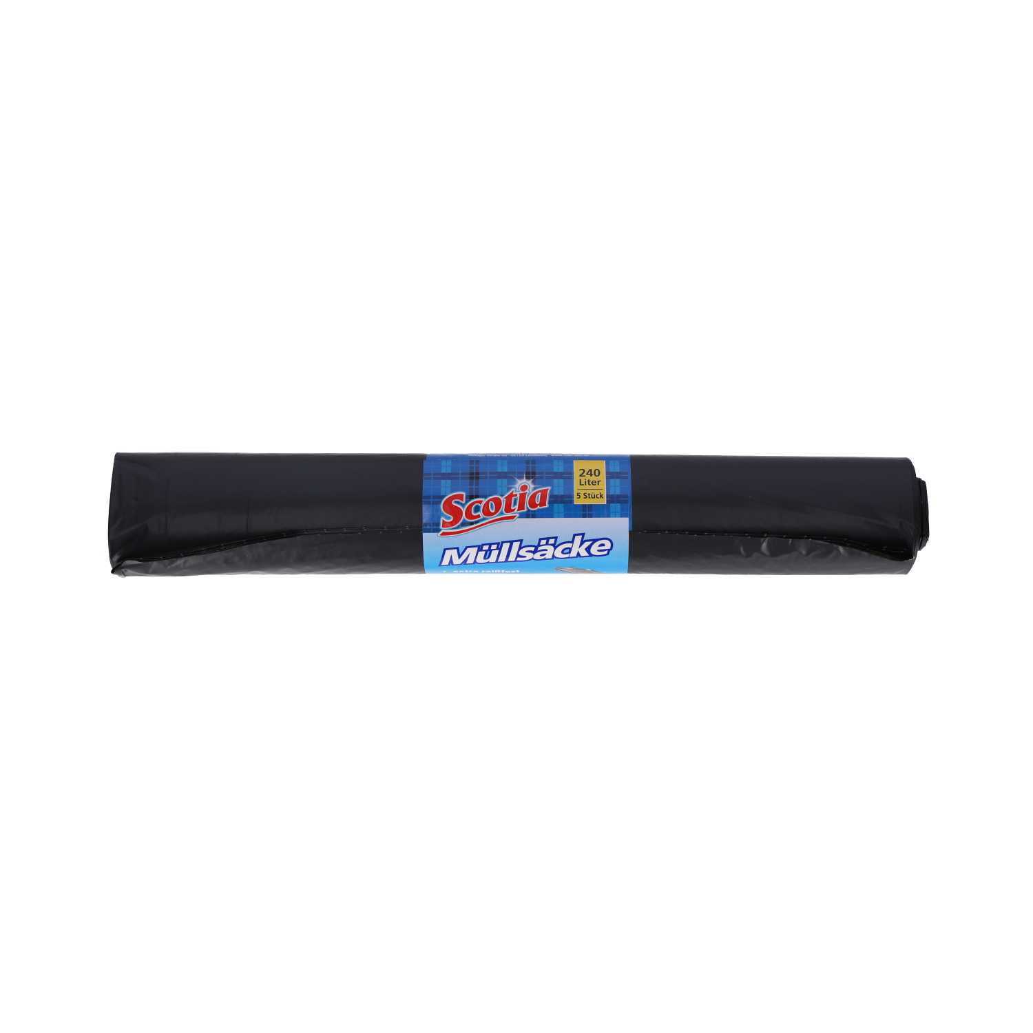 Scotia Müllsäcke 240 Liter 5er schwarz