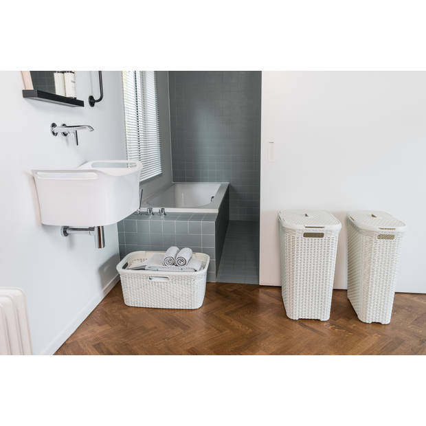 Curver Style Wasmand - 45L - Vintage wit