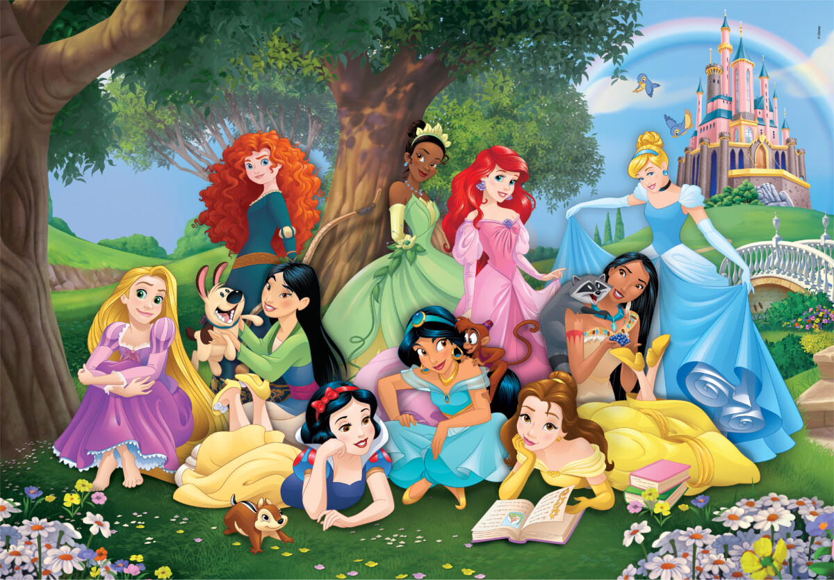 Disney Puslespil - Prinsesser - Color - Clementoni - 104 Brikker