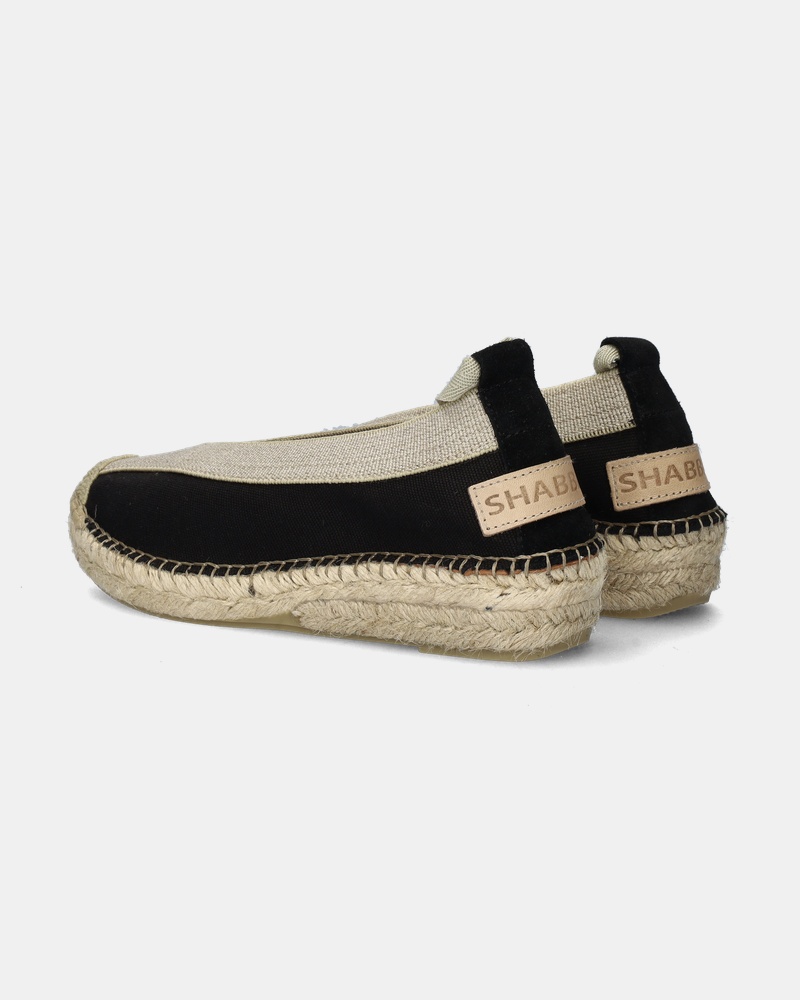 Shabbies Amsterdam Palma Kimono Espadrilles  - zwart