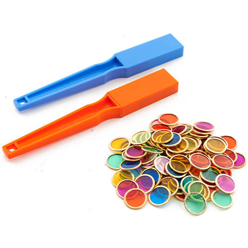 Shaw magnets twee magneetstaven met schijfjes