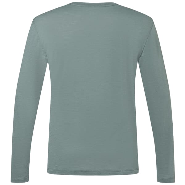 T-shirt randonnée SUPER.NATURAL SKI KARL LS BALSAM GREEN/BLUEBERRY