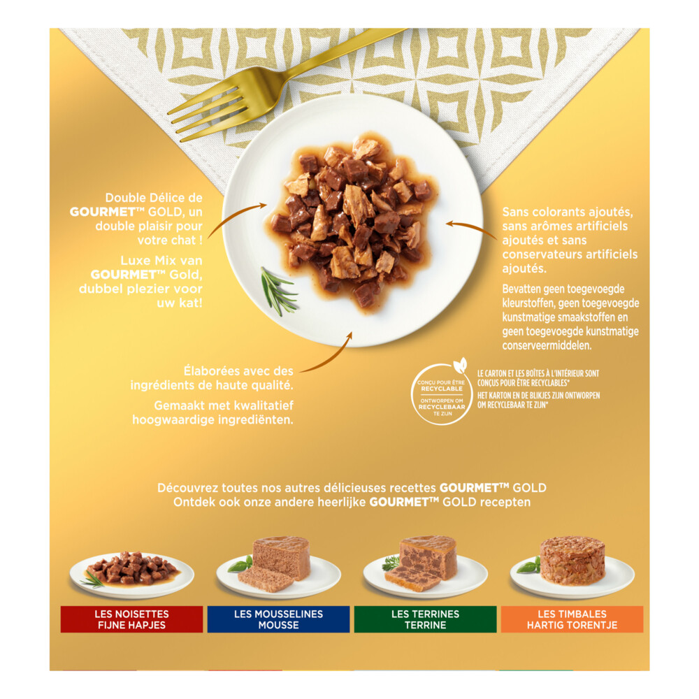 Gourmet Gold Luxe Mix 8 x 85 gr