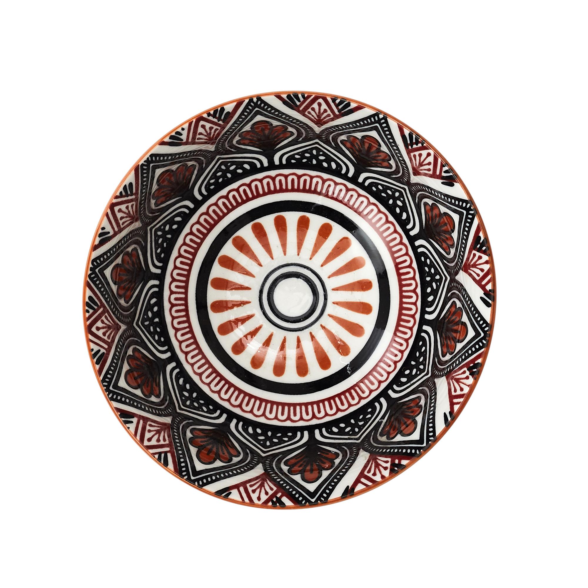 BOL MANDALA ORANGE D.12CM