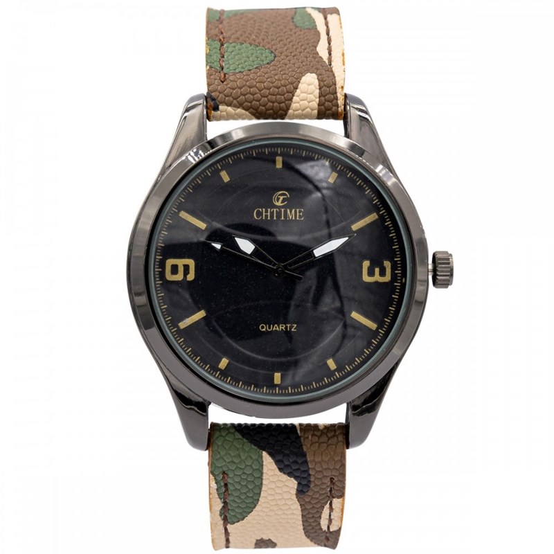 Montre Homme CHTIME bracelet Cuir Marron