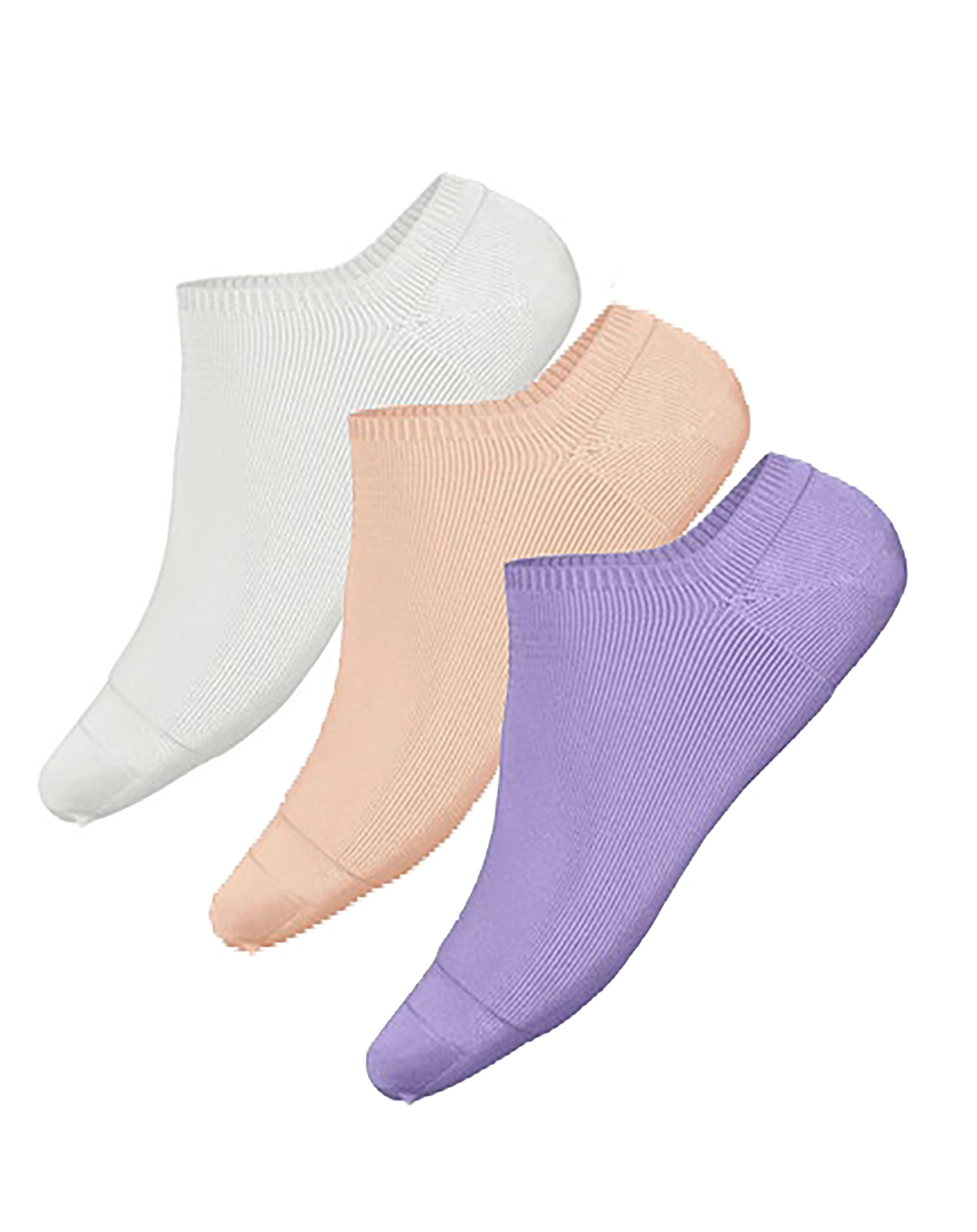 Sneakersocken NMFVILMA 3er Pack in créme de pêche