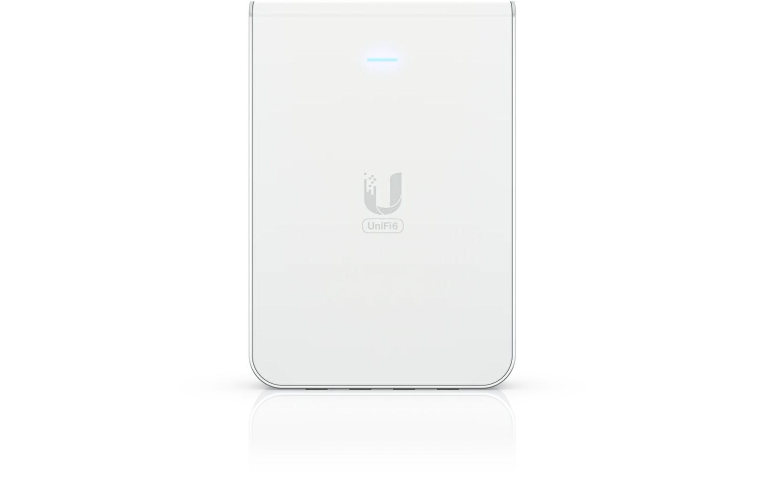 Access Point UniFi6 In-Wall U6-IW<br>Wandmontierter WiFi 6 Access Point mit integriertem PoE-Switch