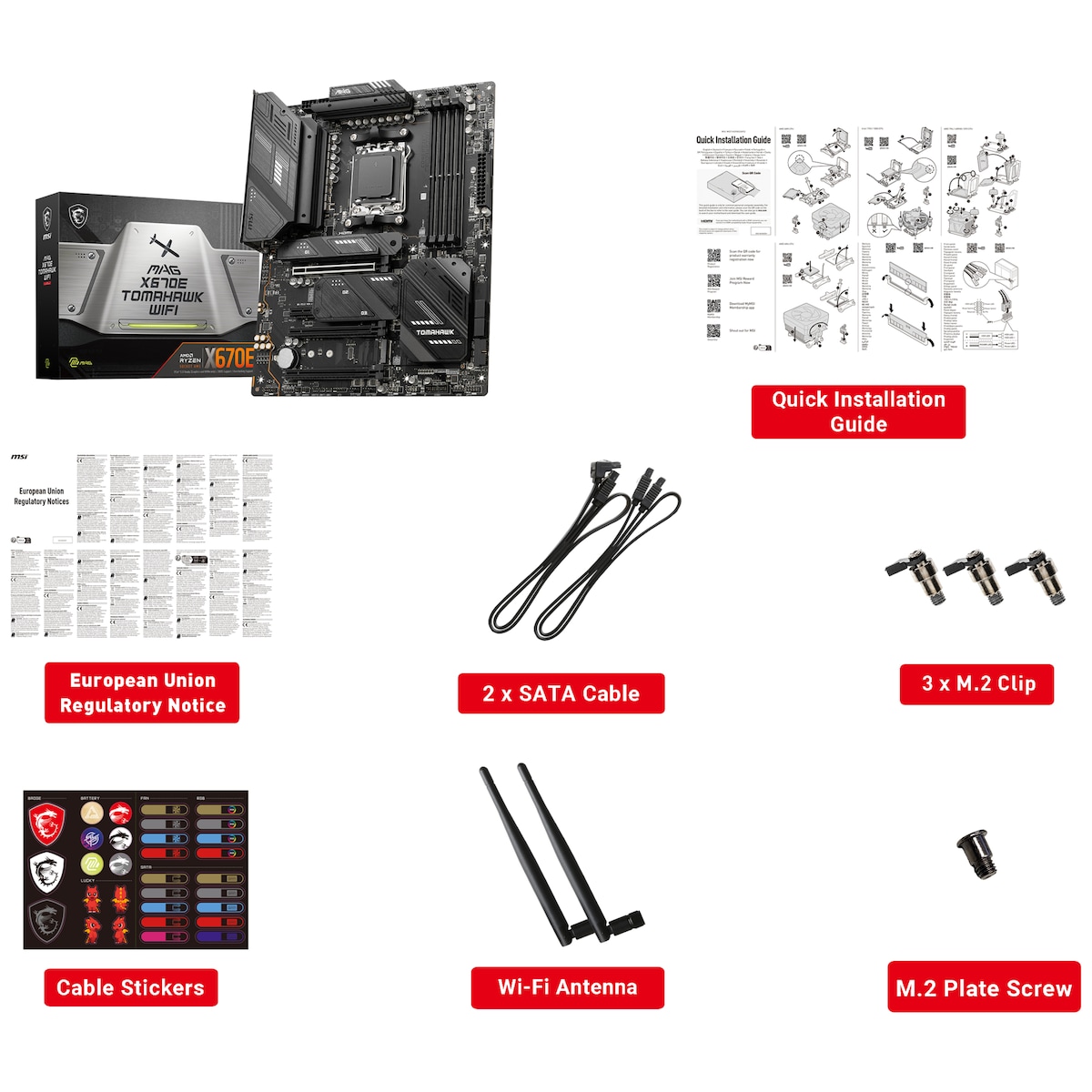 MSI X670E GAMING PLUS WIFI hovedkort