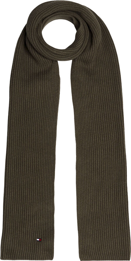Tommy Hilfiger TH FLAG PIMA COTTON CASH SCARF Army green