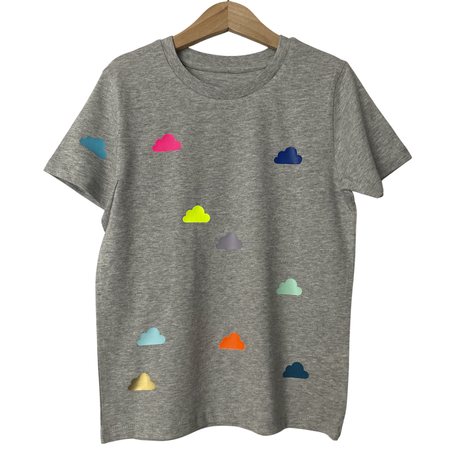 T-Shirt Clouds Grey