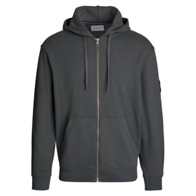 Sweatshirt zippé à capuche homme Badge Zip Through CALVIN KLEIN