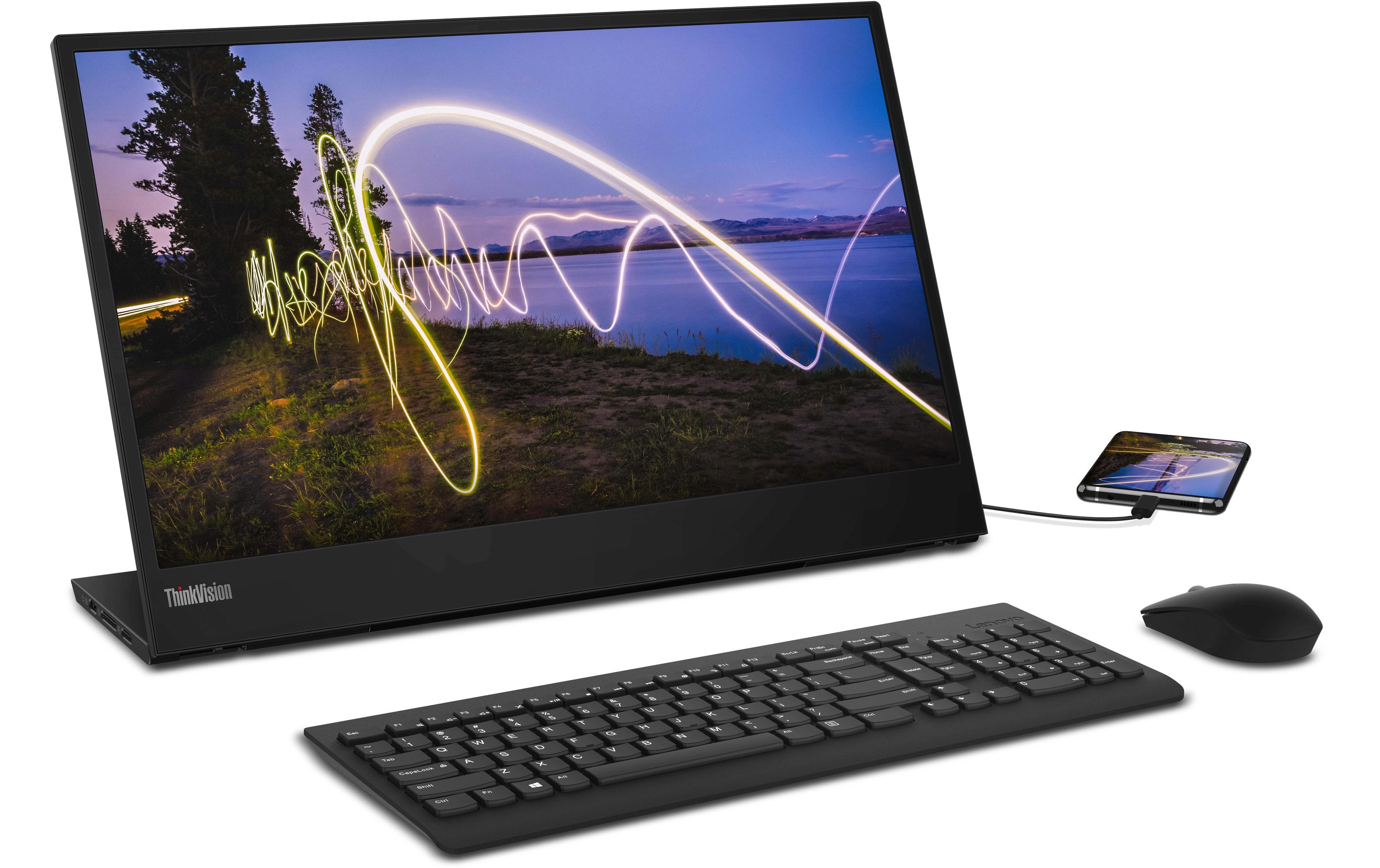 Monitor ThinkVision M15 USB-C<br>Tragbarer 15.6