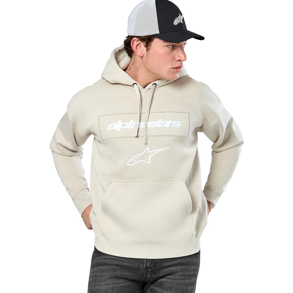 Alpinestars - Sweat à capuche Exordium Blanc cassé
