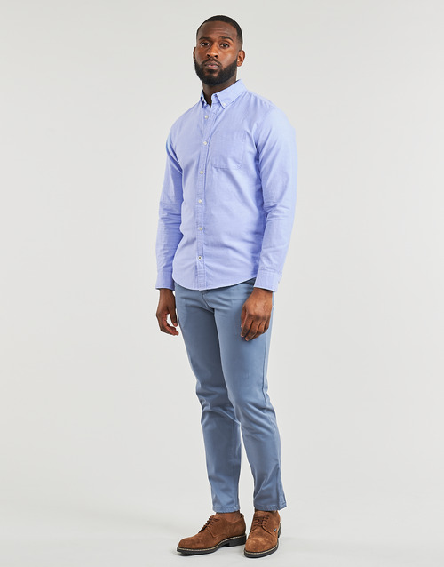 Jack & Jones - JJEOXFORD SHIRT LS Azul