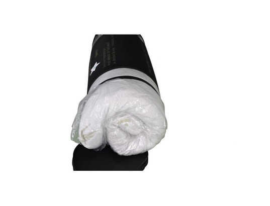 HERZBERG - Oreiller rectangle Oreiller de luxe en bambou queen 50x76cm hg5076bm-blanc
