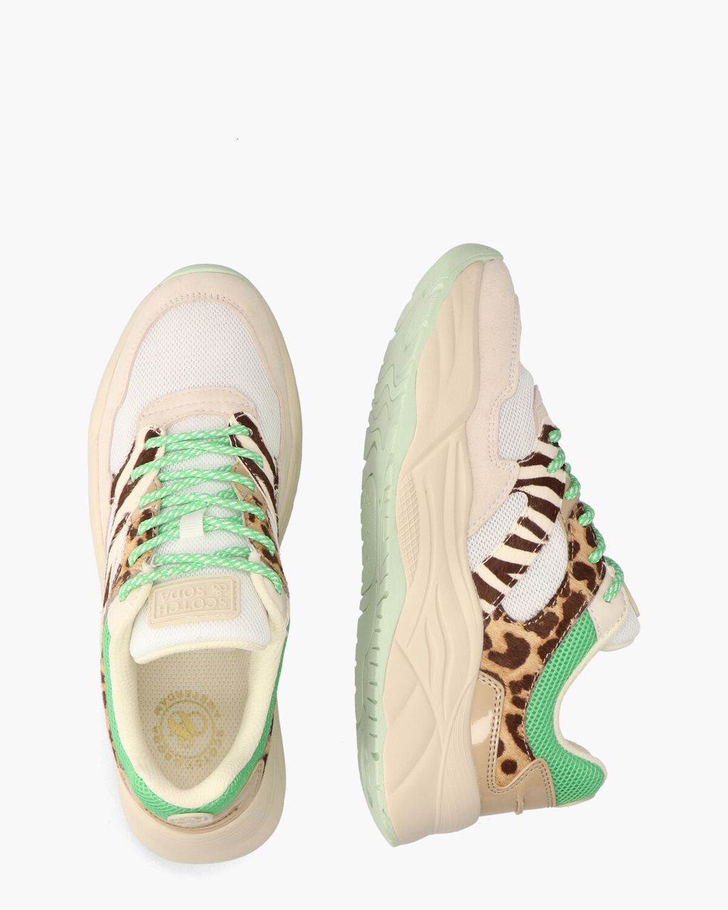 Scotch & Soda Celest Ecru/Multicolor Damessneakers