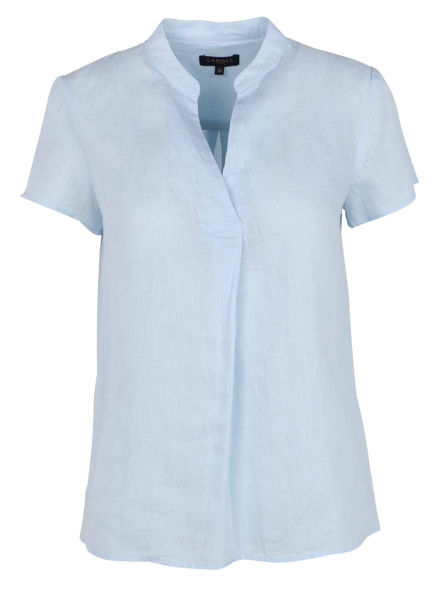 KATB - Top col V en lin | Bleu