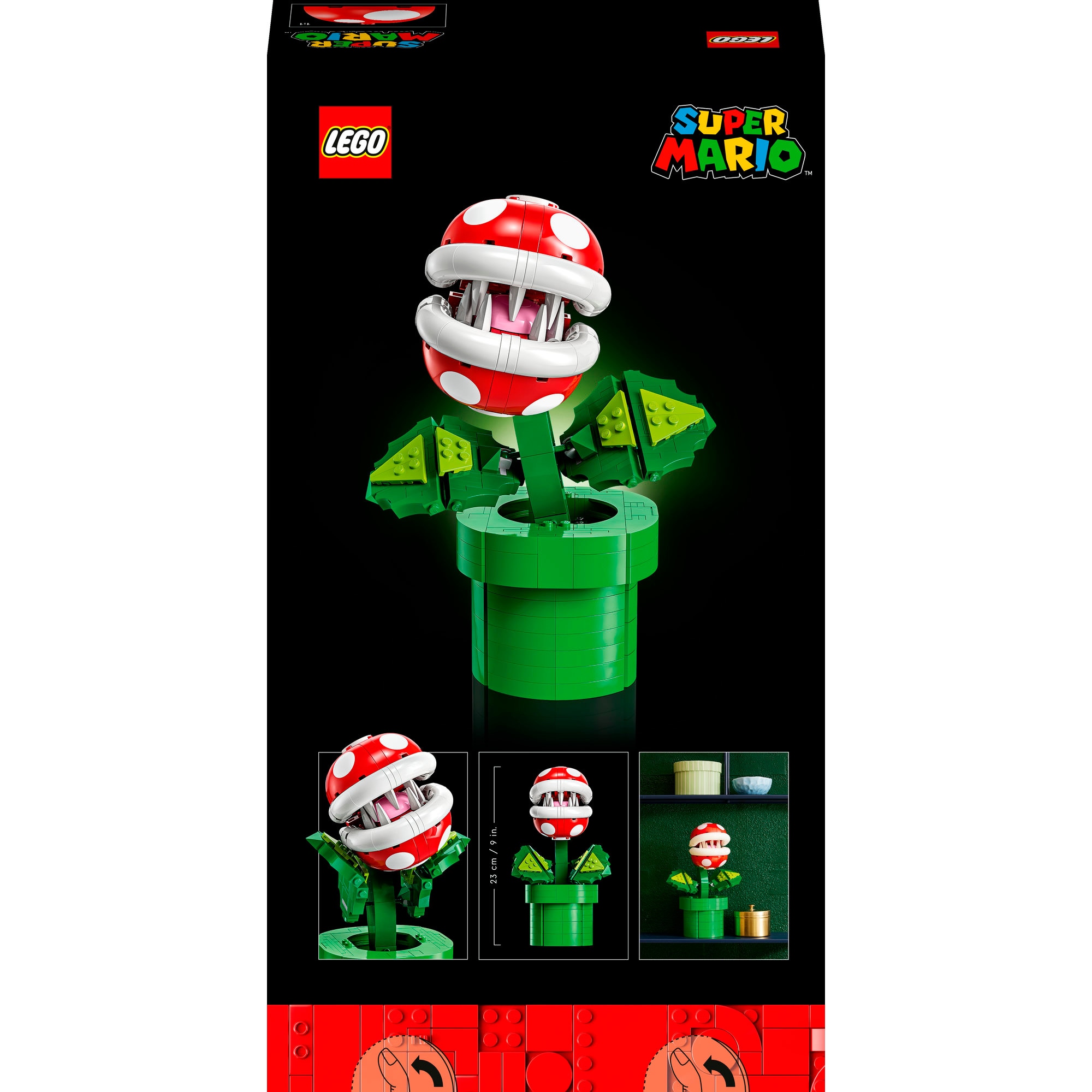 LEGO Konstruktionsspielzeug Super Mario Piranha-Pflanze