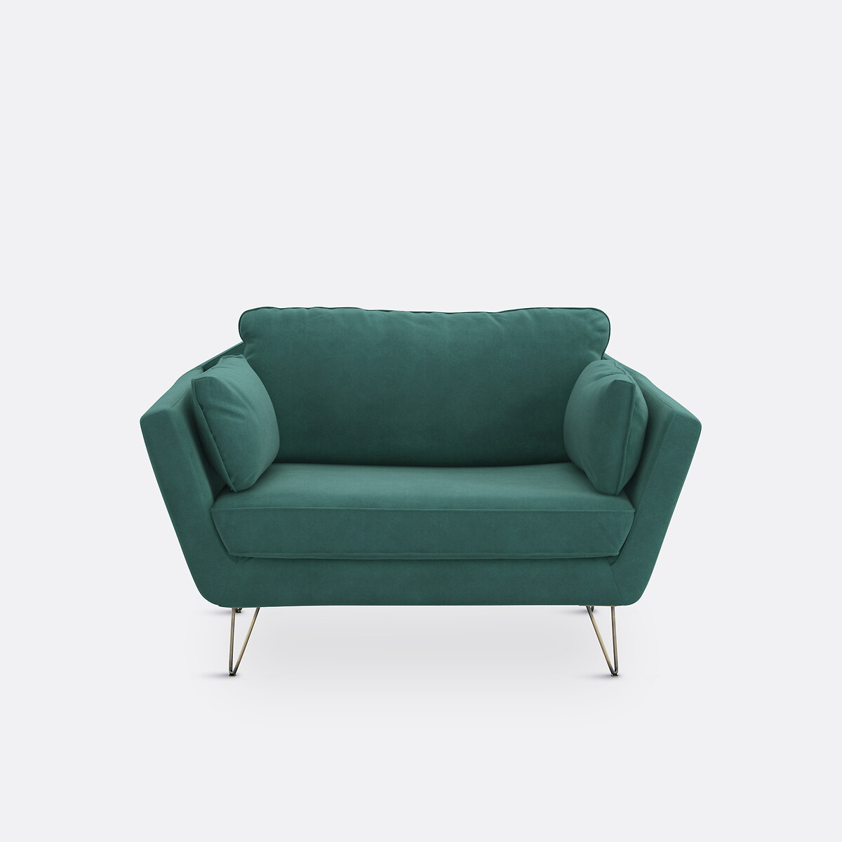 LA REDOUTE INTERIEURS<br>Poltrona XL em fluweel Topim