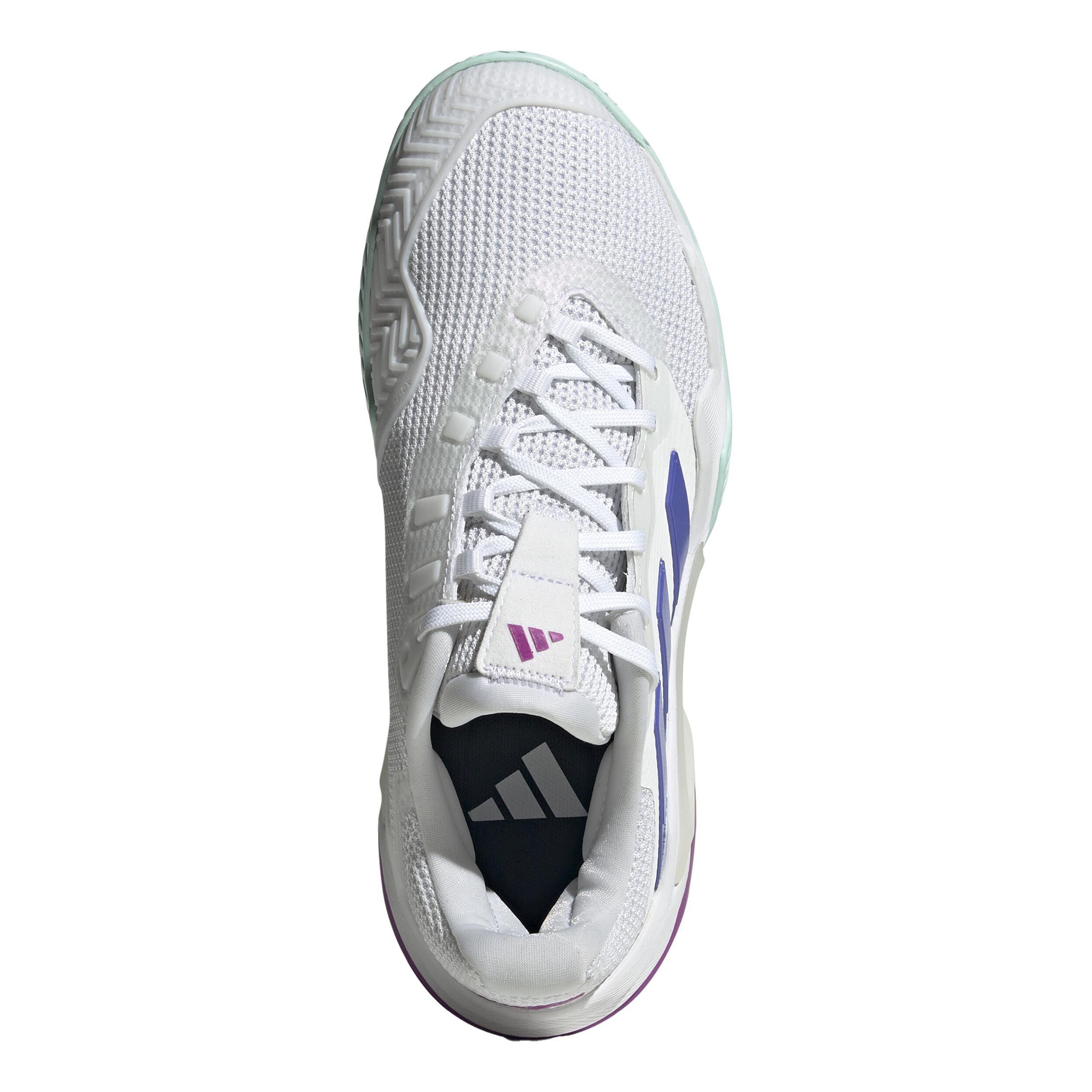 adidas Barricade 13 Chaussures Toutes Surfaces Femmes - Blanc , Bleu