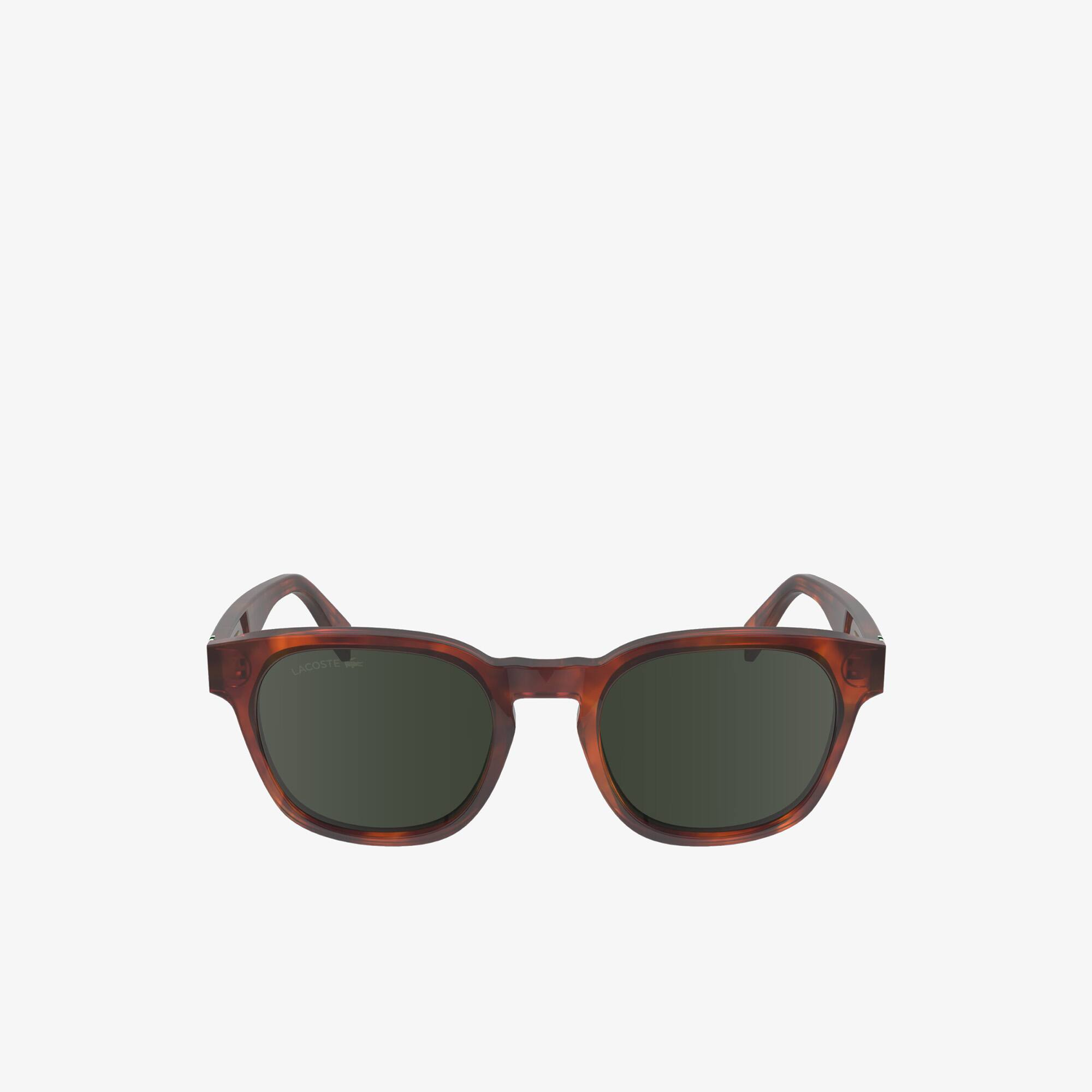 Lunettes de soleil Ribbon ovales en acétate Lunettes de soleil - Marron - Lacoste - Homme