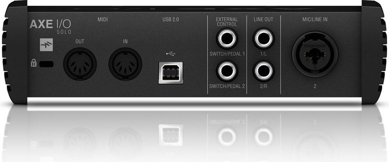 IK Multimedia - AXE I/O SOLO - USB-Interface - Zwart - Kunststof