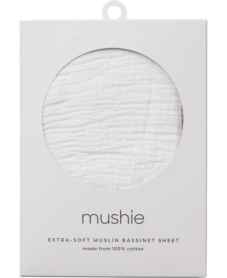Mushie Mushie kuvertlagen til barnevogn - White White