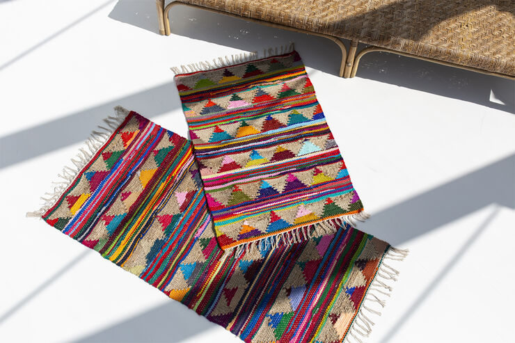 Bongusta Pyramid Chindi Rug Multi