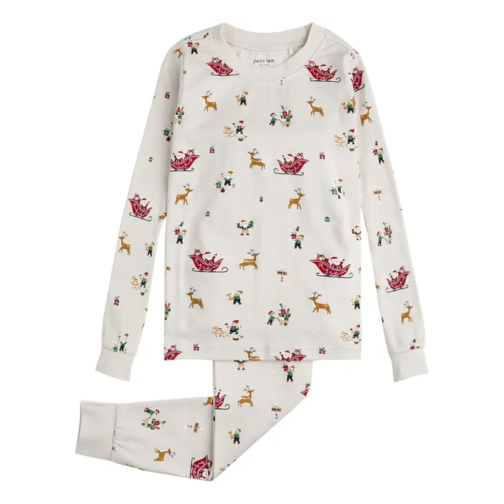 Petit Lem Pyjama Coton Bio Atelier du Père Noël | Beige