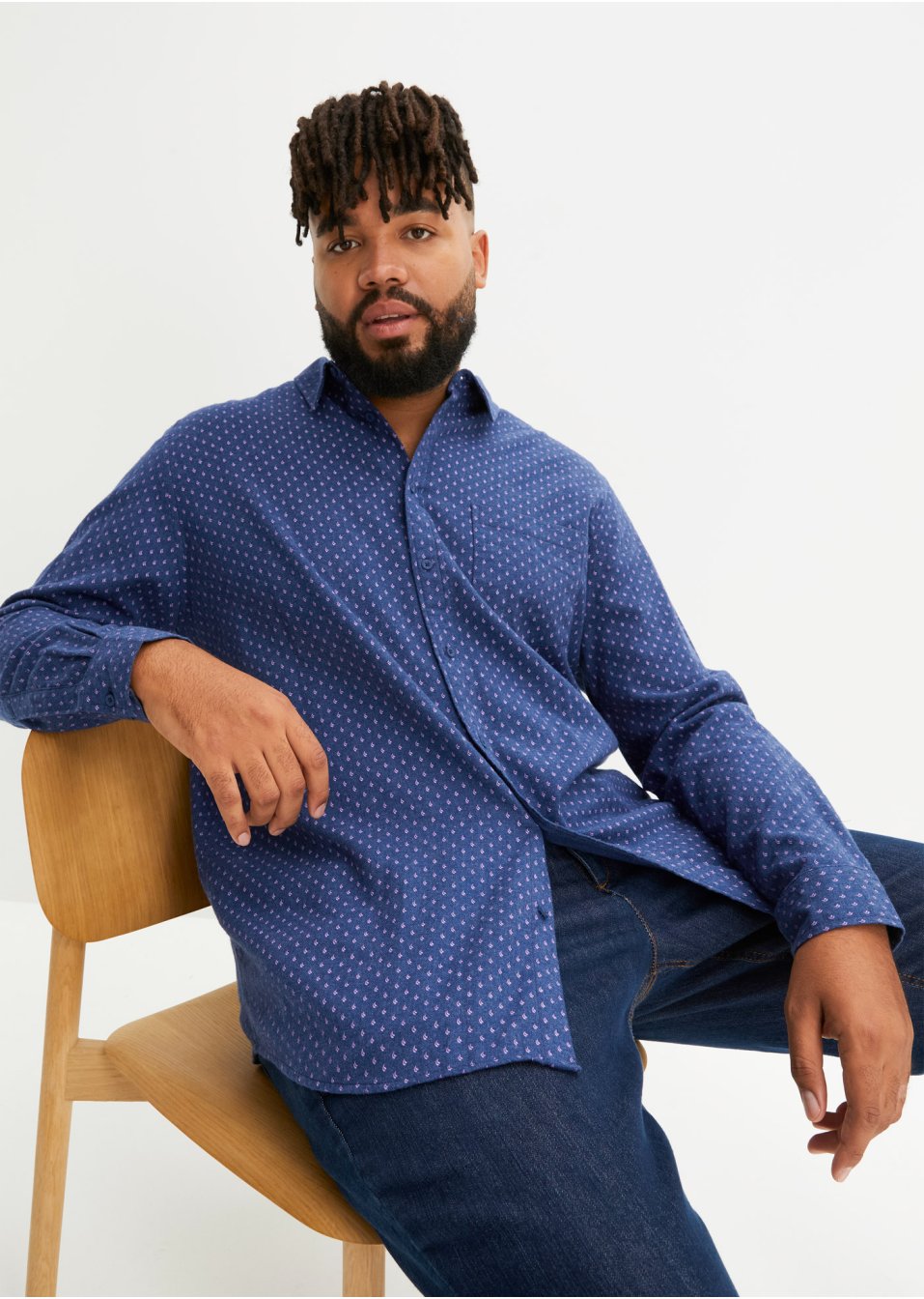 Chemise manches longues en flanelle