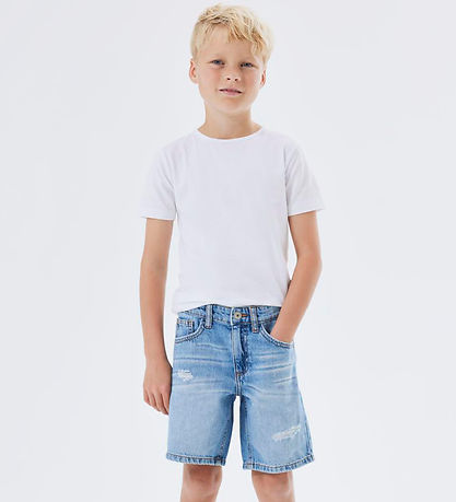 Name It Shorts - Noos - NkmSilas - Medium+ Blue Denim