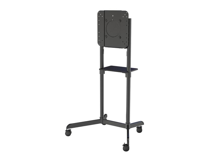 NEOMOUNTS TV-Trolley NS-M1250 Schwarz Mobiler Bodenständer für Flachbild-Fernseher bis 70
