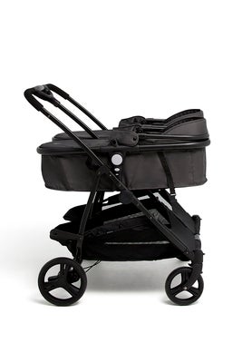 Beemoo Move Twin 2-in-1 Søskenvogn, Asphalt