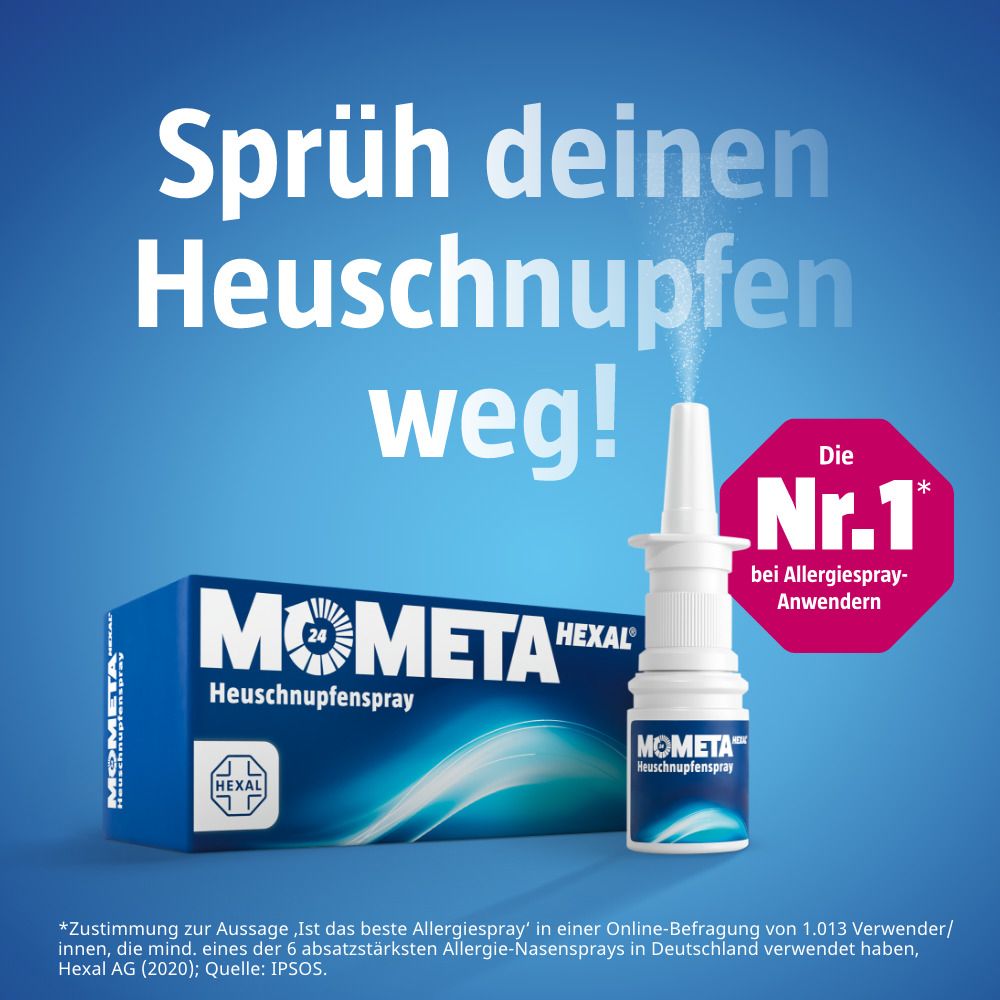 MometaHEXAL® – Sprüh Deinen Heuschnupfen weg! Wirkstarkes Allergie-Nasenspray