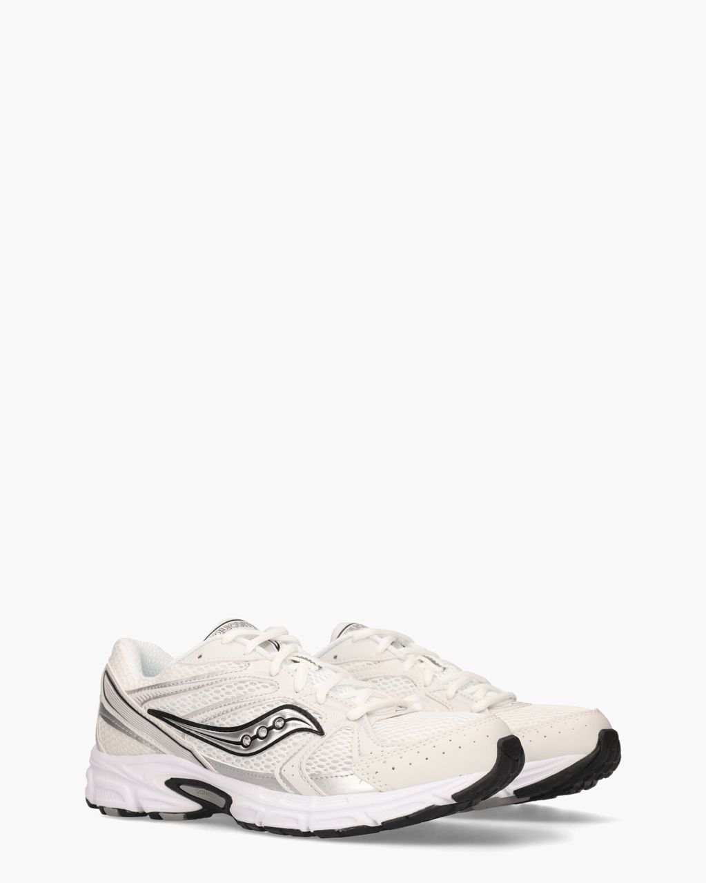 Saucony Ride Millennium Wit/Zilver Herensneakers