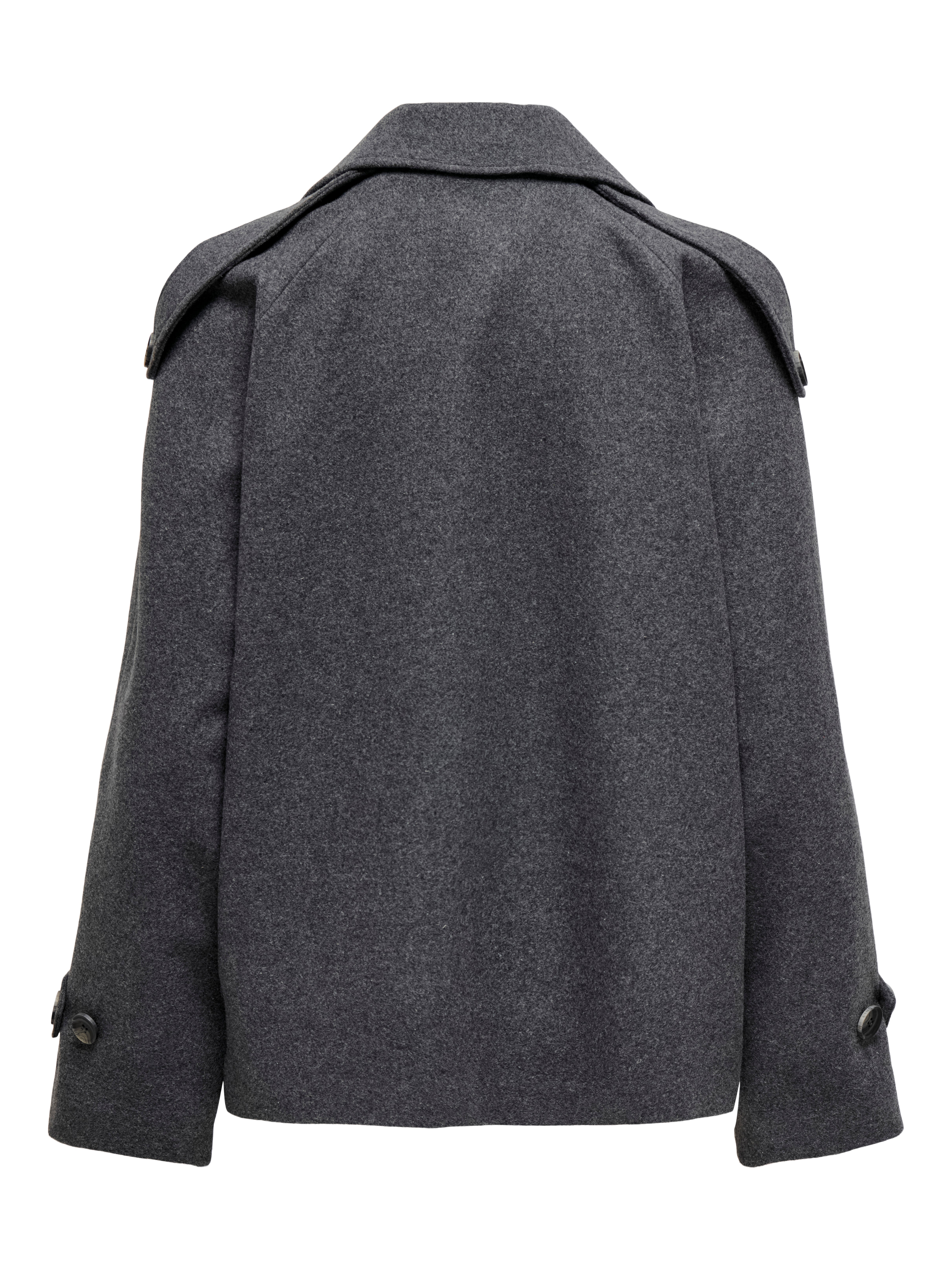 ONLMAISY Trenchcoat Dark Grey Melange