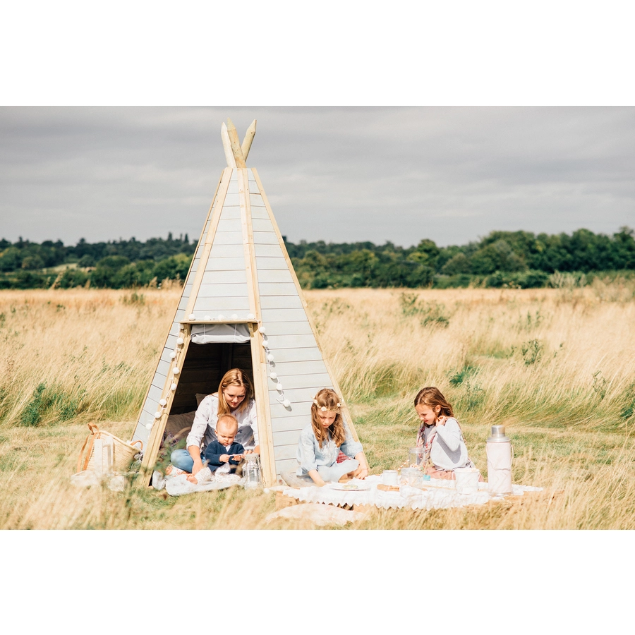 plum® Spielhaus Tipi aus Holz, 230 cm