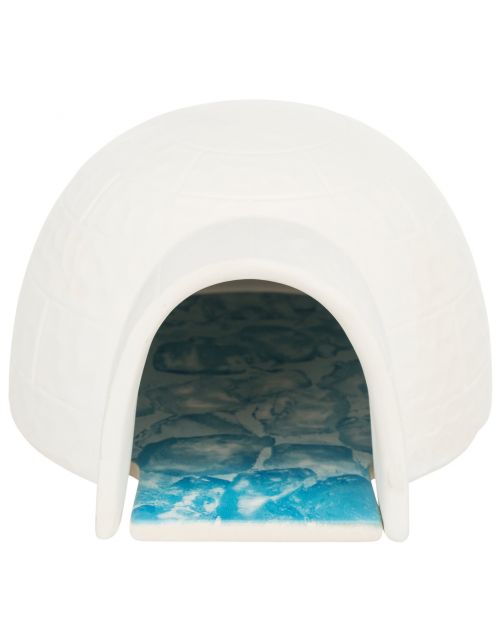 Trixie Iglo Met Koelplaat - Kooi Accessoire - 13x15x9 cm Wit