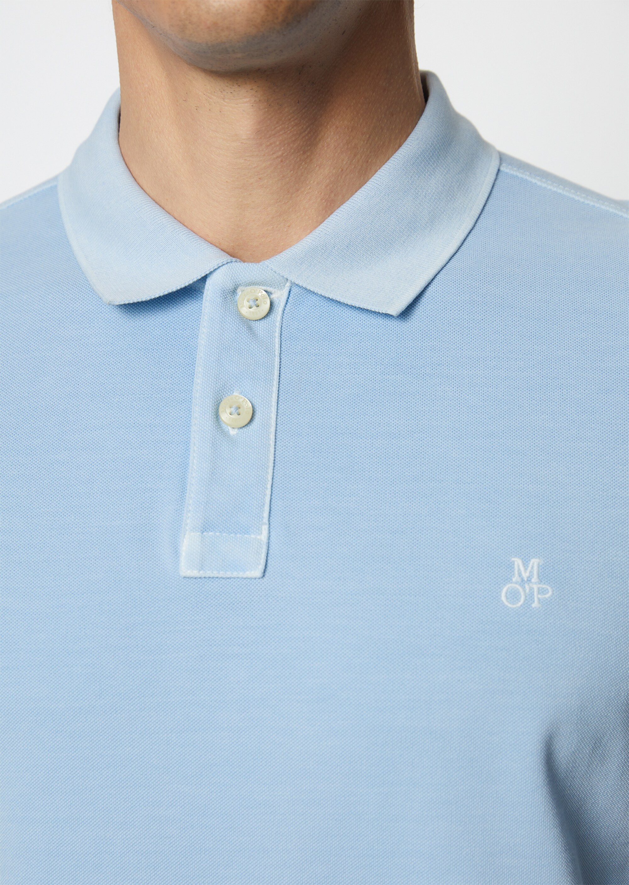Kurzarm-Poloshirt Piqué regular aus Bio-Baumwolle