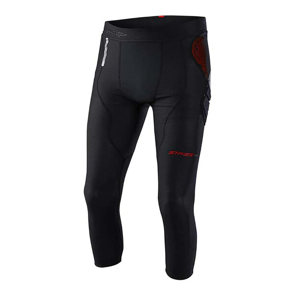 Troy Lee Designs - Sous-pantalon de protection Stage Ghost D3O® Baselayer Solid Noir