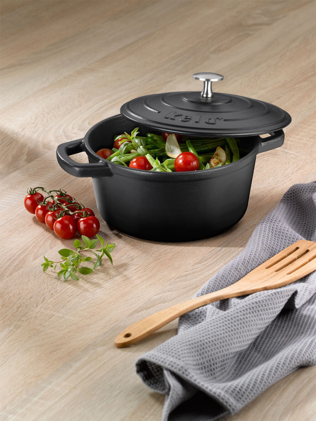 kela Bräter CALIDO 24 cm schwarz