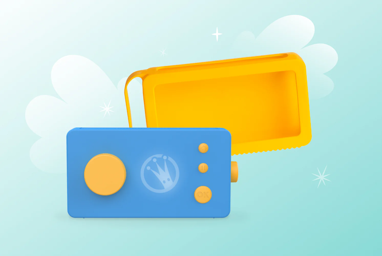 Pack - Fabrique Bleue + Coque Jaune