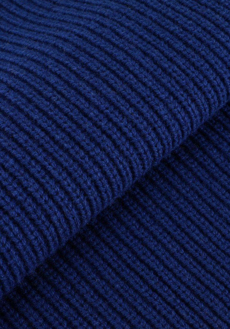donkerblauwe forét trui delta wool knit