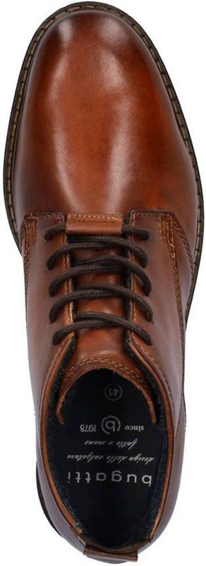 Bugatti - Marcello I - Veterboots - Zwart - Leer - Schokabsorberend Voetbed