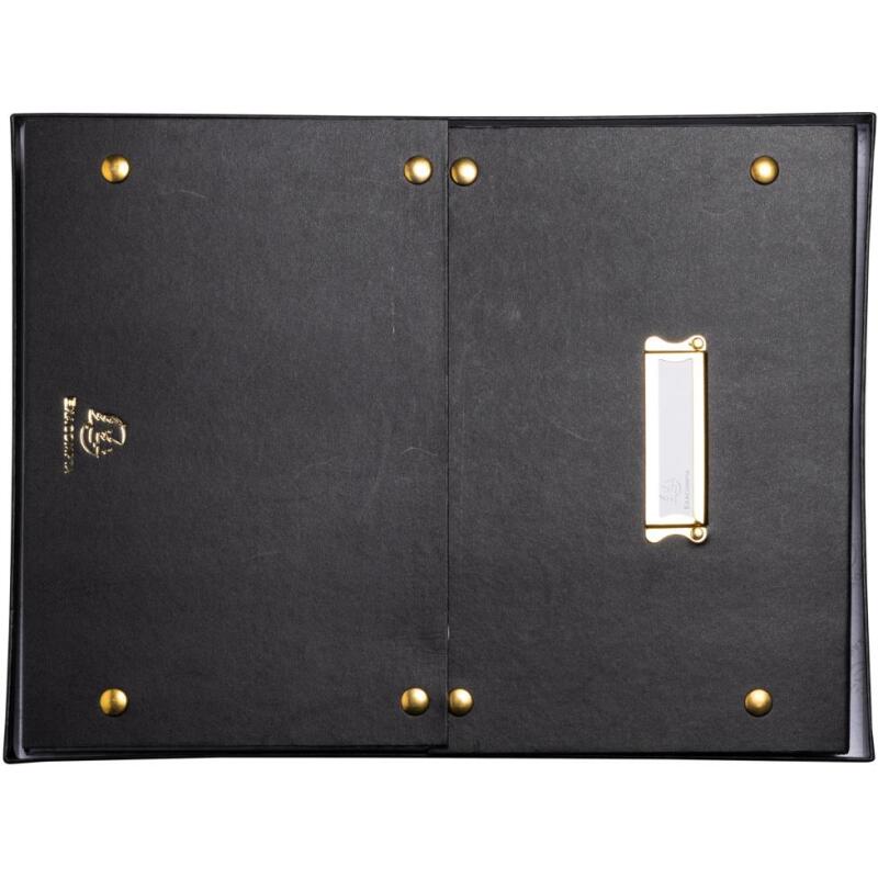Boîte de rangement à plat carton 27x36x19cm Néo Déco - Noir