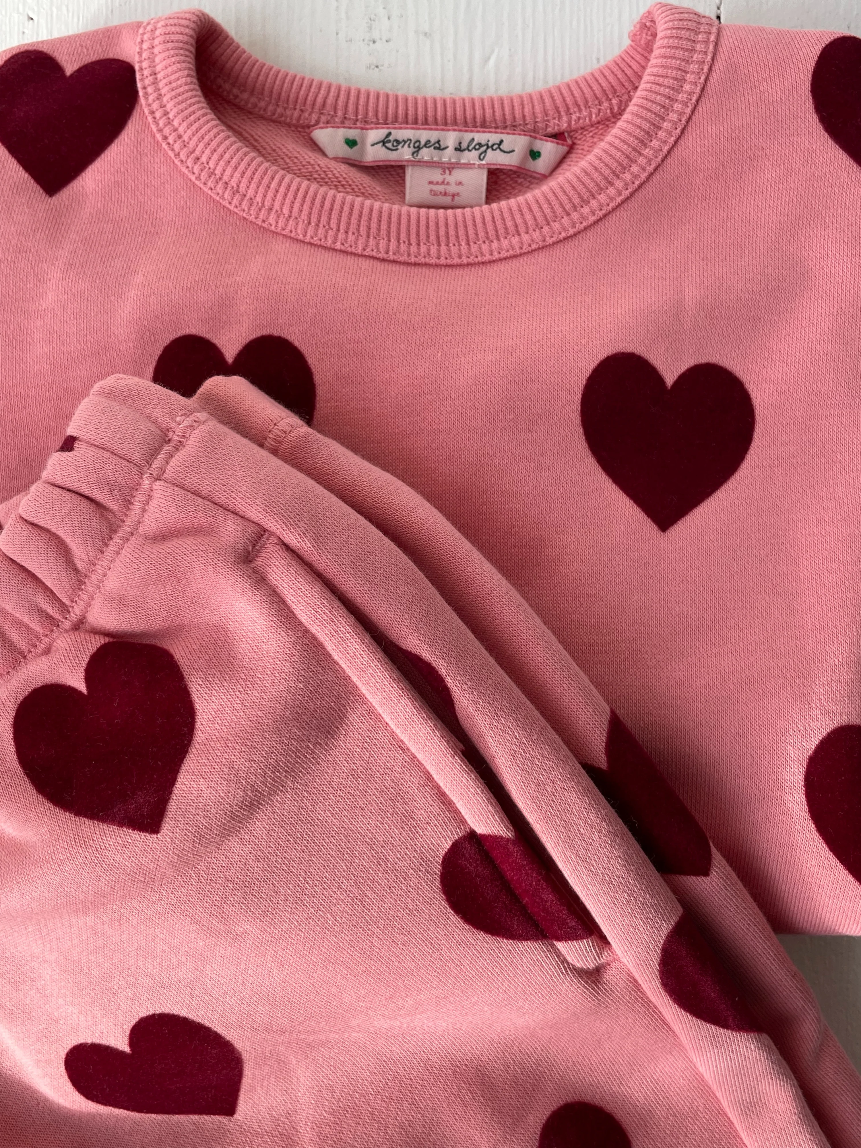 lou sweatshirt - coeur - 6M