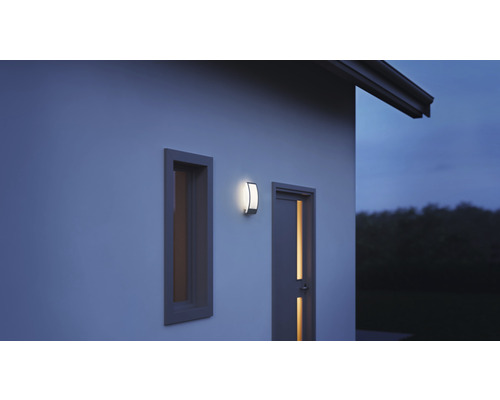 Steinel buitenlamp, 1-lichts, 28x16,2 cm, L 22, antraciet/opaal