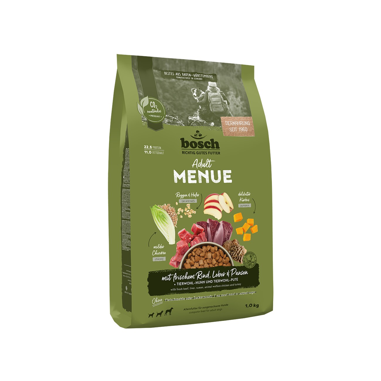 bosch HPC Trockenfutter Hund Adult Menue Rind 1 kg