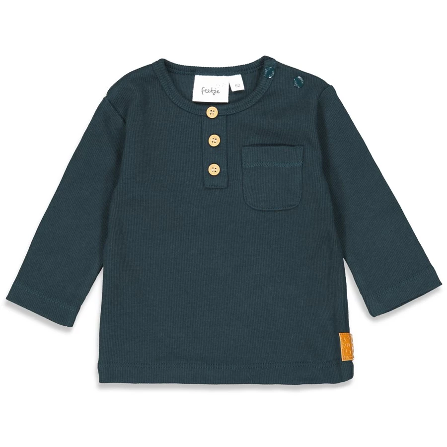 Feetje Langarmshirt Cool To The Bone Marine